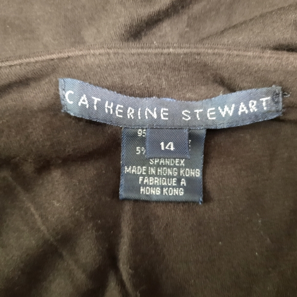 Catherine Stewart Black A-line Skirt - Picture 6 of 7